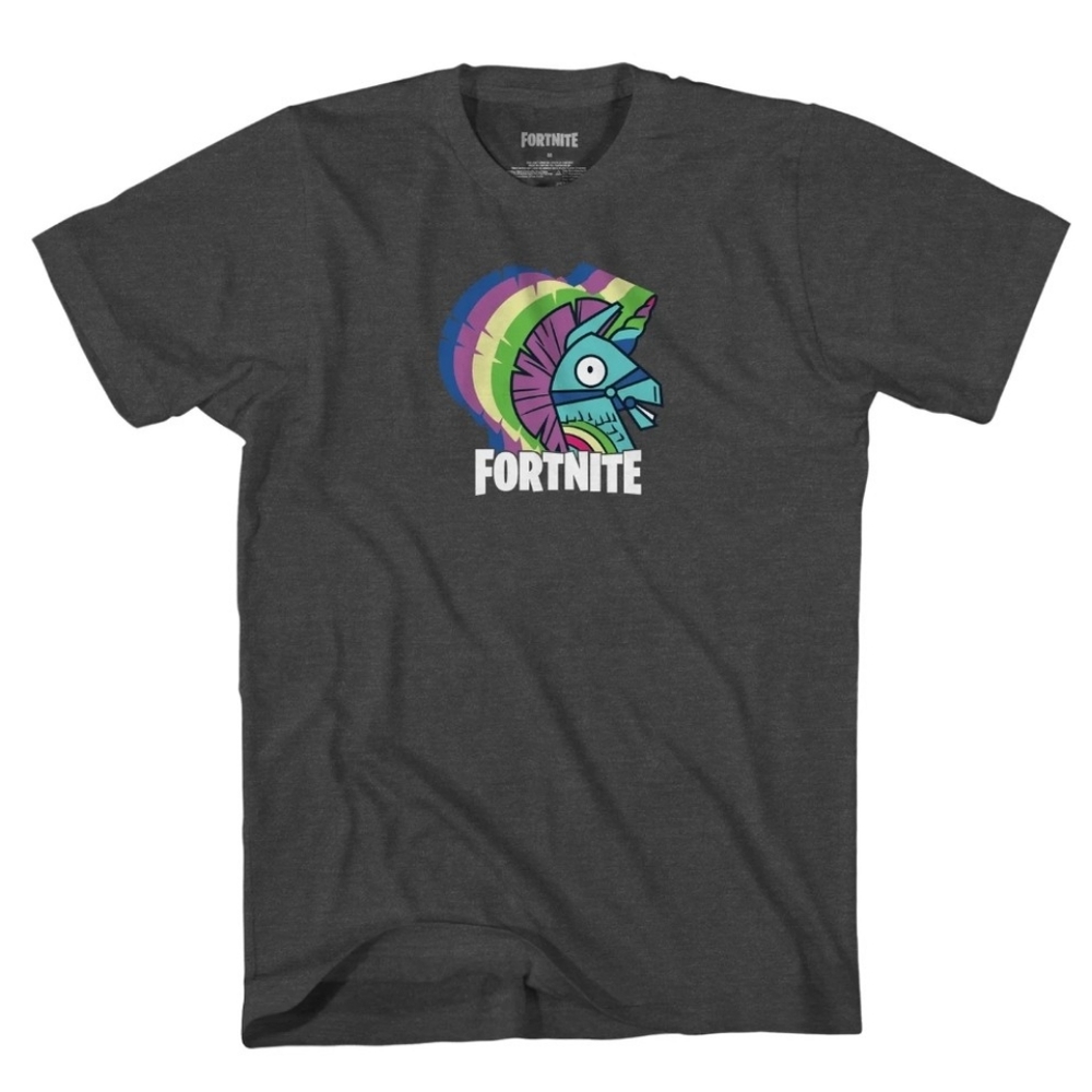NWT•Fortnite Boys Llama Logo Crew Neck Short Sleeve T-Shirt•60% Cotton•XXL (18)